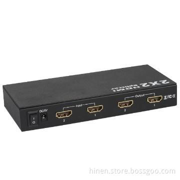 HDMI Amplifier Splitter Inputs could be switched between two HDMI Sour